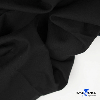 Ткань костюмная "Матте" 80% P, 16% R, 4% S, 170 г/м2, шир.150 см, цв-черный #1 - купить в Зеленодольске. Цена 372.90 руб.