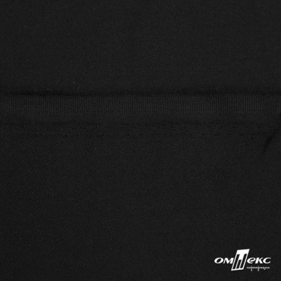 Ткань костюмная "Матте" 80% P, 16% R, 4% S, 170 г/м2, шир.150 см, цв-черный #1 - купить в Зеленодольске. Цена 372.90 руб.