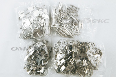 Крючки брючные 4 шипа "Стром" 144 шт. никель - купить в Зеленодольске. Цена: 383.97 руб.