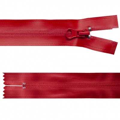 Молния водонепроницаемая PVC Т-7, 20 см, неразъемная, цвет (820)-красный - купить в Зеленодольске. Цена: 21.56 руб.