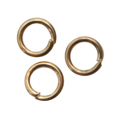 Кольцо  соединительное для бижутерии 4 мм, цв.-золото - купить в Зеленодольске. Цена: 0.41 руб.