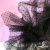 Евро-фатин горох, 100% полиэфир, 15 г/м2, 150 см. 16-167/черный - купить в Зеленодольске. Цена 241.13 руб.