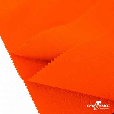 Ткань смесовая для спецодежды "Униформ" 17-1350, 200 гр/м2, шир.150 см, цвет люм.оранжевый - купить в Зеленодольске. Цена 138.73 руб.
