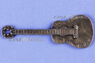 Декоративный элемент для творчества из металла "Гитара"  - купить в Зеленодольске. Цена: 19.99 руб.