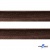 Кант атласный 074, шир. 12 мм (в упак. 65,8 м), цвет коричневый - купить в Зеленодольске. Цена: 237.16 руб.
