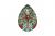 "Кабошоны" - заготовка для рукоделия акриловая фигурная 13 х 18мм - купить в Зеленодольске. Цена: 7.32 руб.