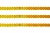 Пайетки "ОмТекс" на нитях, CREAM, 6 мм С / упак.73+/-1м, цв. 92 - золото - купить в Зеленодольске. Цена: 484.77 руб.
