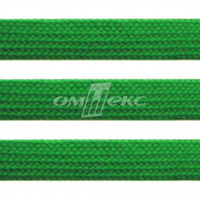 Шнур 15мм плоский (100+/-1м) №16 зеленый - купить в Зеленодольске. Цена: 10.21 руб.