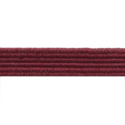 Резиновые нити с текстильным покрытием, шир. 6 мм ( упак.30 м/уп), цв.- 88-бордо - купить в Зеленодольске. Цена: 155.22 руб.
