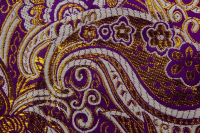 Ткань костюмная жаккард №9, 140 гр/м2, шир.150см, цвет фиолет - купить в Зеленодольске. Цена 387.20 руб.