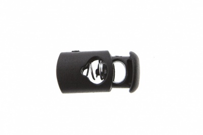 8021 Фиксатор пластиковый "Цилиндр", 20х10 мм, цвет чёрный - купить в Зеленодольске. Цена: 1.29 руб.
