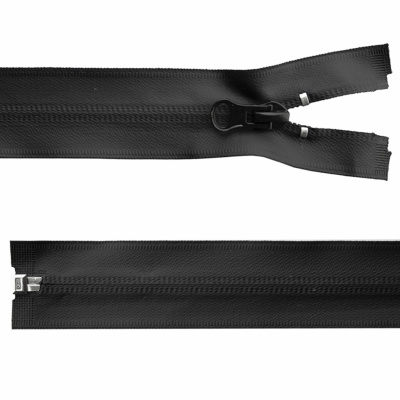 Молния водонепроницаемая PVC Т-7, 100 см, разъемная, цвет чёрный - купить в Зеленодольске. Цена: 61.89 руб.