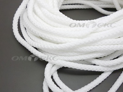 Шнур 1с35 4 мм крупное плетение 200 м белый - купить в Зеленодольске. Цена: 1.10 руб.