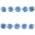 Тесьма плетеная "Рюш", упак. 9,14 м, цвет голубой - купить в Зеленодольске. Цена: 45.87 руб.
