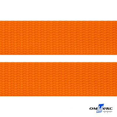 Оранжевый - цв.523 - Текстильная лента-стропа 550 гр/м2 ,100% пэ шир.50 мм (боб.50+/-1 м) - купить в Зеленодольске. Цена: 797.67 руб.