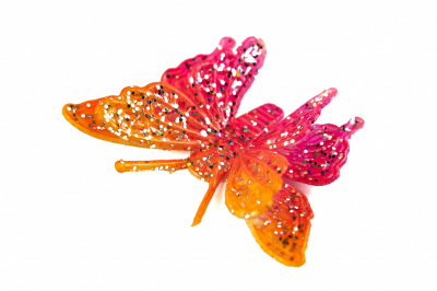 Бабочка декоративная пластиковая #10 - купить в Зеленодольске. Цена: 7.09 руб.