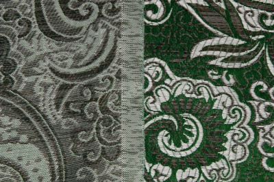 Ткань костюмная жаккард, 135 гр/м2, шир.150см, цвет зелёный№4 - купить в Зеленодольске. Цена 441.94 руб.