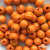 0309-Бусины деревянные "ОмТекс", 16 мм, упак.50+/-3шт, цв.003-оранжевый - купить в Зеленодольске. Цена: 62.22 руб.
