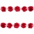 Тесьма плетеная "Рюш", упак. 9,14 м, цвет красный - купить в Зеленодольске. Цена: 46.82 руб.