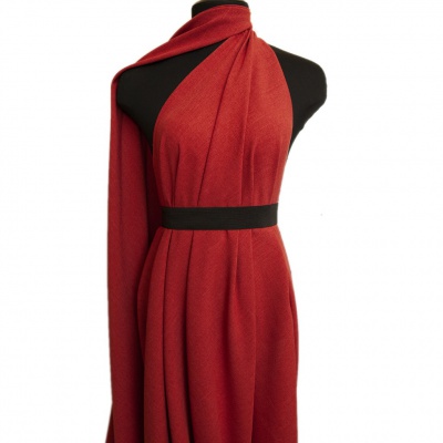 Ткань костюмная габардин "Меланж" 6121А, 172 гр/м2, шир.150см, цвет терракот - купить в Зеленодольске. Цена 296.19 руб.
