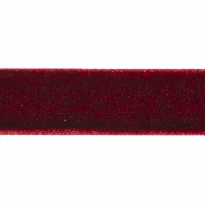 Лента бархатная нейлон, шир.12 мм, (упак. 45,7м), цв.240-бордо - купить в Зеленодольске. Цена: 392 руб.