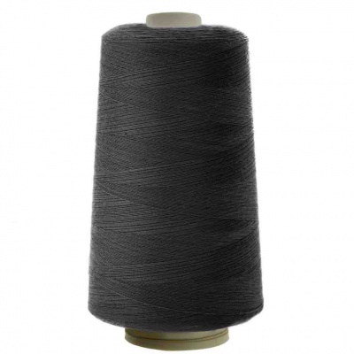 Швейные нитки (армированные) 28S/2, нам. 2 500 м, цвет чёрный - купить в Зеленодольске. Цена: 139.91 руб.