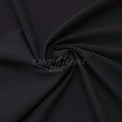 Ткань костюмная "Меган", 78%P 18%R 4%S, 205 г/м2 ш.150 см, цв-черный (Black) - купить в Зеленодольске. Цена 392.32 руб.