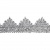 Тесьма металлизированная 0384-0240, шир. 40 мм/уп. 25+/-1 м, цвет серебро - купить в Зеленодольске. Цена: 490.74 руб.