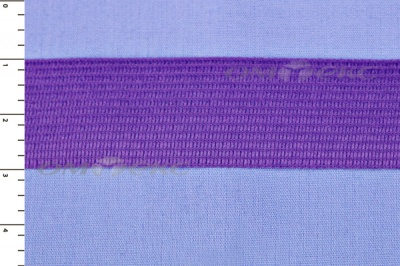 Окантовочная тесьма №0225, шир. 22 мм (в упак. 100 м), цвет фиолет - купить в Зеленодольске. Цена: 271.60 руб.