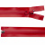 Молния водонепроницаемая PVC Т-7, 60 см, разъемная, цвет (820) красный - купить в Зеленодольске. Цена: 49.39 руб.