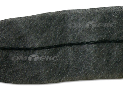 WS7225-прокладочная лента усиленная швом для подгиба 30мм-графит (50м) - купить в Зеленодольске. Цена: 16.97 руб.