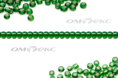 Бисер (SL) 11/0 ( упак.100 гр) цв.27В - зелёный - купить в Зеленодольске. Цена: 53.34 руб.