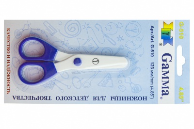 Ножницы G-510 детские 123 мм - купить в Зеленодольске. Цена: 137.45 руб.