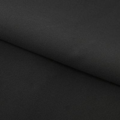Костюмная ткань "Элис", 200 гр/м2, шир.150см, цвет чёрный - купить в Зеленодольске. Цена 303.10 руб.