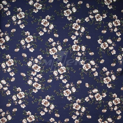 Плательная ткань "Фламенко" 3.2, 80 гр/м2, шир.150 см, принт растительный - купить в Зеленодольске. Цена 239.03 руб.