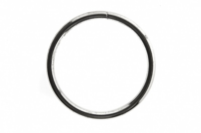 Кольцо металлическое №40 мм, цв.-никель - купить в Зеленодольске. Цена: 4.45 руб.