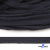 Шнур плетеный d-8 мм плоский, 70% хлопок 30% полиэстер, уп.85+/-1 м, цв.1010-т.синий - купить в Зеленодольске. Цена: 735 руб.