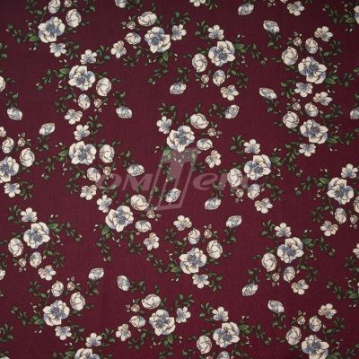 Плательная ткань "Фламенко" 3.3, 80 гр/м2, шир.150 см, принт растительный - купить в Зеленодольске. Цена 317.46 руб.