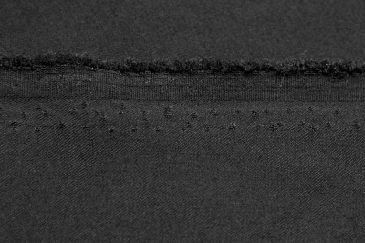 Костюмная ткань с вискозой "Флоренция", 195 гр/м2, шир.150см, цвет чёрный - купить в Зеленодольске. Цена 502.24 руб.