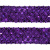 Тесьма с пайетками 12, шир. 35 мм/уп. 25+/-1 м, цвет фиолет - купить в Зеленодольске. Цена: 1 308.30 руб.