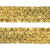 Тесьма с пайетками D16, шир. 35 мм/уп. 25+/-1 м, цвет золото - купить в Зеленодольске. Цена: 1 281.60 руб.