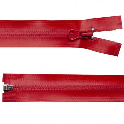 Молния водонепроницаемая PVC Т-7, 90 см, разъемная, цвет (820) красный - купить в Зеленодольске. Цена: 61.81 руб.
