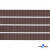 Репсовая лента 005, шир. 6 мм/уп. 50+/-1 м, цвет коричневый - купить в Зеленодольске. Цена: 88.45 руб.