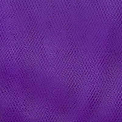 Фатин матовый 16-85, 12 гр/м2, шир.300см, цвет фиолетовый - купить в Зеленодольске. Цена 96.31 руб.