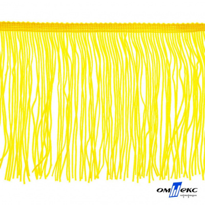 Бахрома для одежды (вискоза), шир.15 см, (упак.10 ярд), цв. 34 - жёлтый - купить в Зеленодольске. Цена: 617.40 руб.