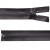 Молния водонепроницаемая PVC Т-7, 60 см, разъемная, цвет (301) т.серый - купить в Зеленодольске. Цена: 49.39 руб.