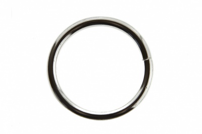 Кольцо металлическое d-32 мм, цв.-никель - купить в Зеленодольске. Цена: 3.54 руб.