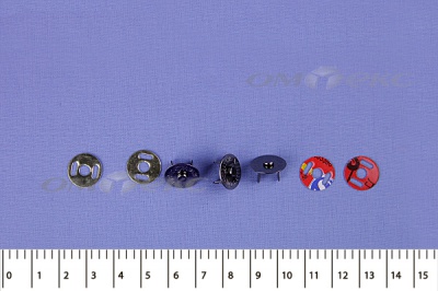 Кнопки магнитные МКМ-02, диам. 18 мм, чёрный никель - купить в Зеленодольске. Цена: 14.49 руб.