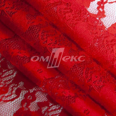 Кружевное полотно стрейч 15A61/RED, 100 гр/м2, шир.150см - купить в Зеленодольске. Цена 1 580.95 руб.