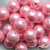 0404-00108-Бусины пластиковые под жемчуг "ОмТекс", 16 мм, (уп.50гр=24+/-1шт) цв.101-св.розовый - купить в Зеленодольске. Цена: 44.18 руб.
